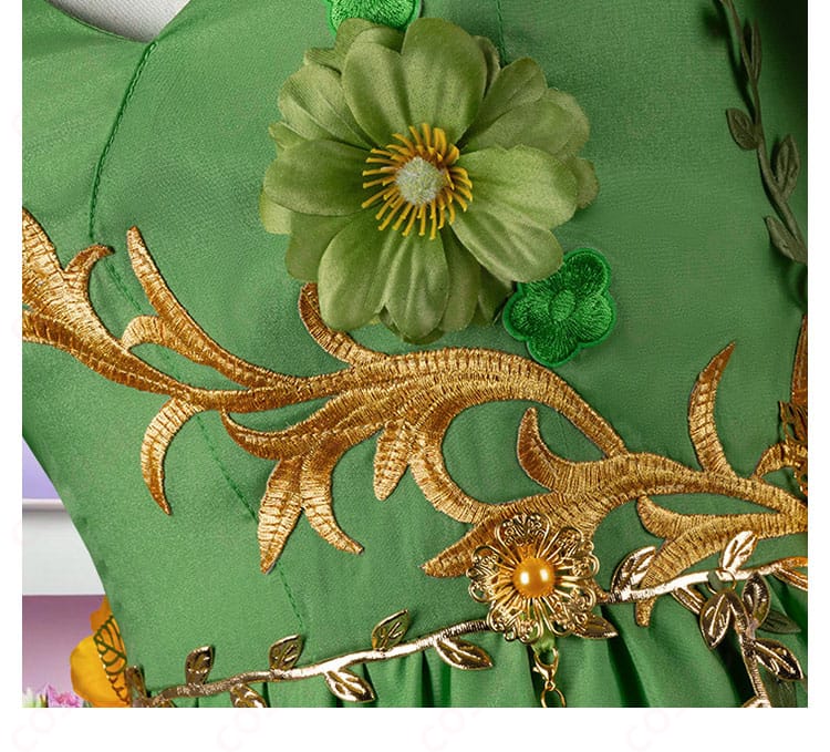 第五人格 庭師 エマ・ウッズ 最高演繹「朽ちぬ長夏」ニンフ賞衣装 コスプレ一式 画像8