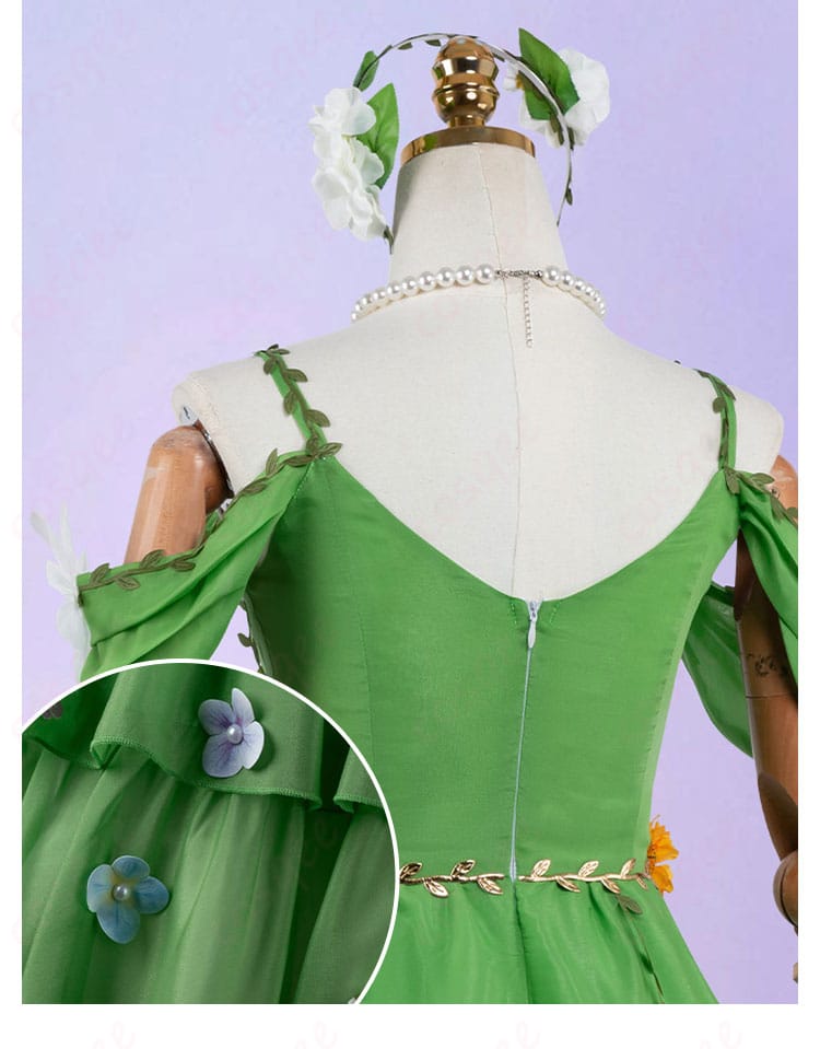 第五人格 庭師 エマ・ウッズ 最高演繹「朽ちぬ長夏」ニンフ賞衣装 コスプレ一式 画像7