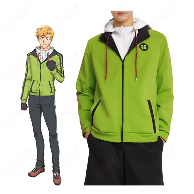 メダリスト 明浦路司のジャージ衣装一式(コート・インナー・ズボン)正面全身カット