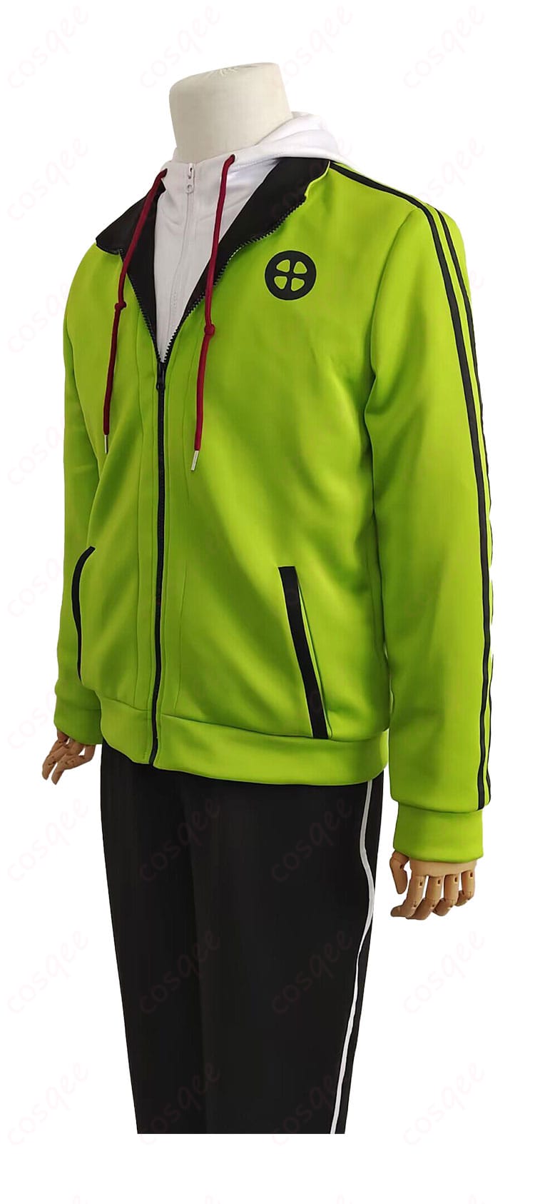 メダリスト 明浦路司 ジャージ コート前開き仕様の着脱イメージ