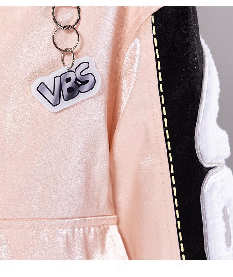 小豆沢こはね Confidence suit コスプレ衣装 コートディテール。ラペル周りと前合わせの端正な仕立て