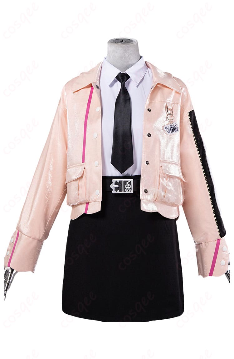 小豆沢こはね Confidence suit コスプレ衣装 背面全身。コートのラインと裾の落ち感を確認できるアングル