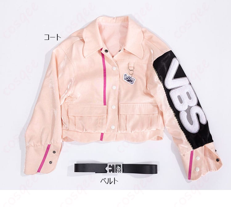 小豆沢こはね Confidence suit コスプレ衣装 着用感イメージ。S〜XLのサイズレンジで動きやすさを確保