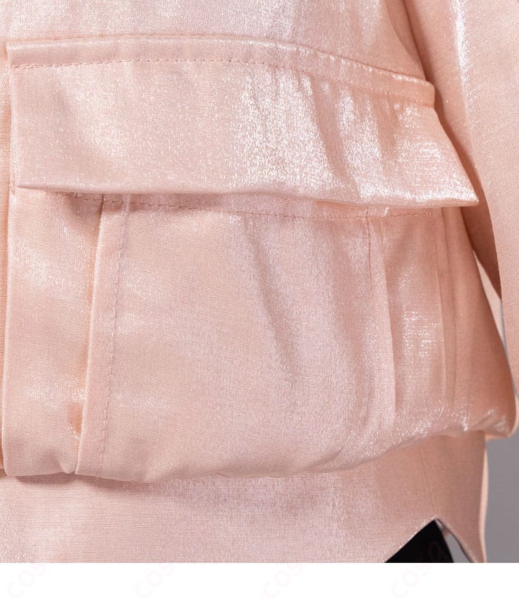 小豆沢こはね Confidence suit コスプレ衣装 裾とサイドライン。ストレートに落ちるクールなシルエット