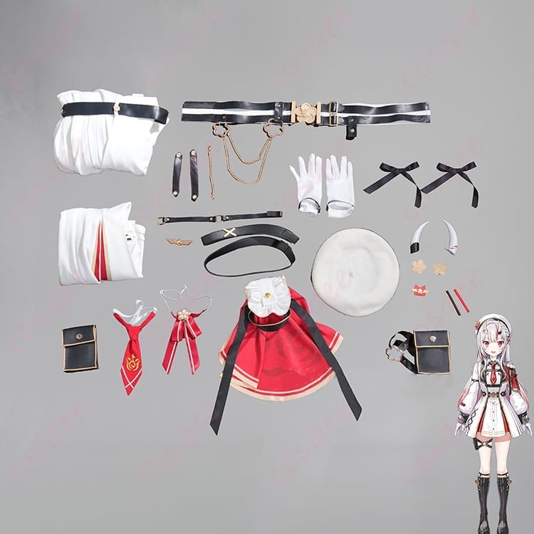 ホロライブ 百鬼あやめ 新衣装軍服コスプレ｜高再現と軽やか着用感でイベントも撮影も快適 - 9枚目の画像