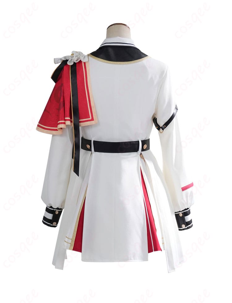 ホロライブ 百鬼あやめ 新衣装・軍服コスプレ衣装 袖口と装飾の近接