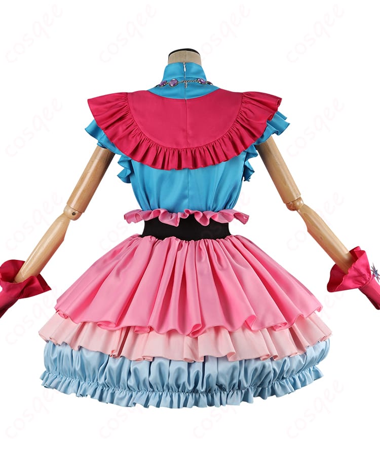 【推しの子】星野アイ B小町衣装のスカートディテール。動きに合わせたフレアと発色の良さを示すカット