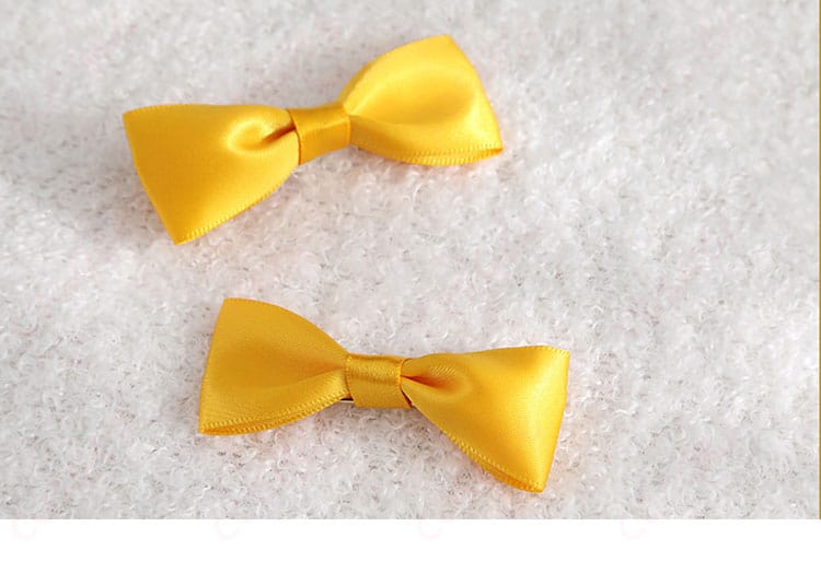 フロントリボン（蝶結び）装飾のアップ