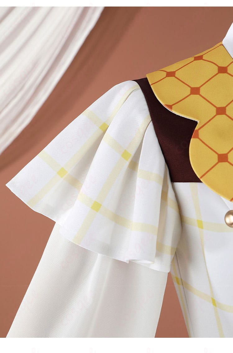 肩まわりと袖付けの装飾・切替ディテール