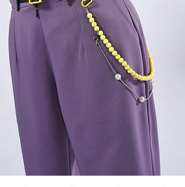 神代類コスプレ衣装 ズボンのウエスト周りとシルエット（動きやすい立体裁断）