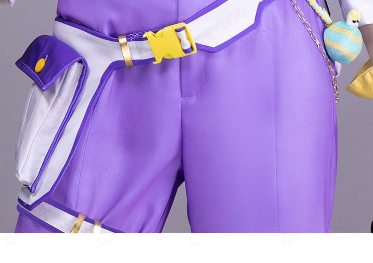 プロジェクトセカイ 神代類 インベンティブ・ワーカー ライブ衣装のベルト金具と調整部分の拡大