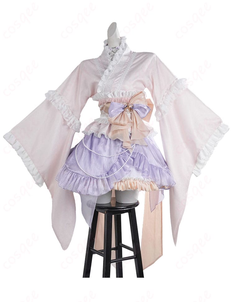 ホロライブ正月衣装コスプレのトップスとスカート正面全体