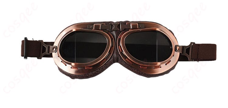 付属アイウェア（ゴーグル）の全体像と装着イメージ