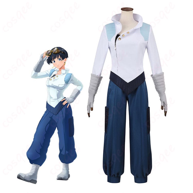 TRIGUN STAMPEDE メリル・ストライフの公式ビジュアル風と衣装セット全体