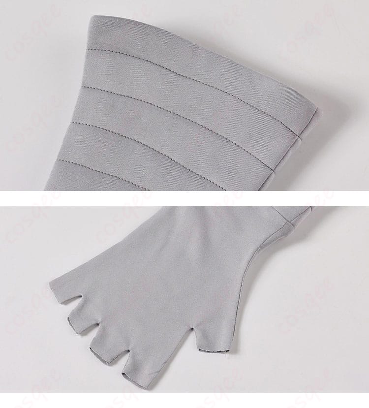 付属ゴーグル（手持ち）バンドの質感と金具ディテール