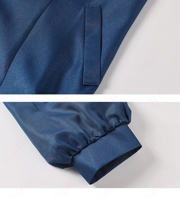 パンツの裾ラインとポケット形状のディテール