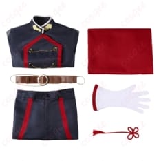 魔都精兵のスレイブ 山城恋 コスプレ衣装 マント付き高再現でクールな佇まい。撮影会・イベントに最適 - 5枚目の画像（サムネイル）