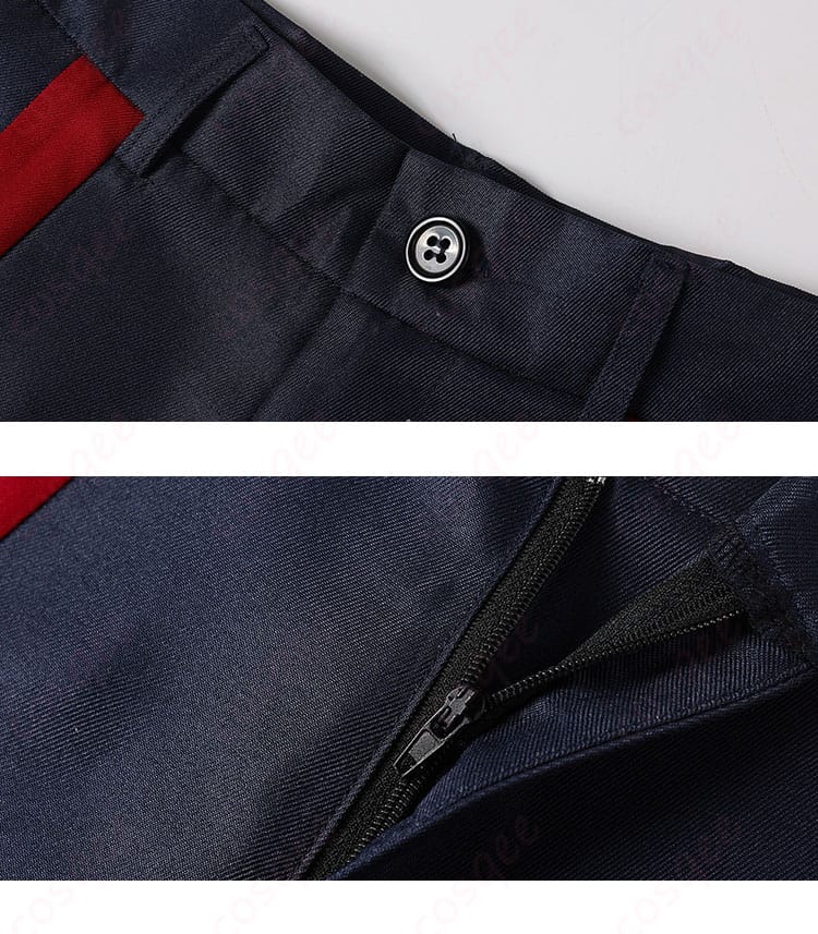 ショートパンツのウエスト・フロントファスナー・ホック仕様のアップ