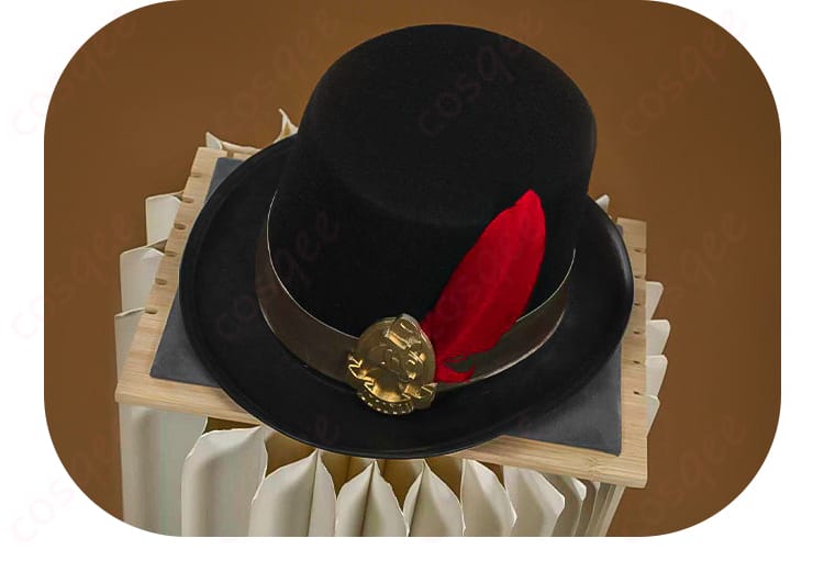 プレイフル・ドレス用帽子の装飾ディテールと質感