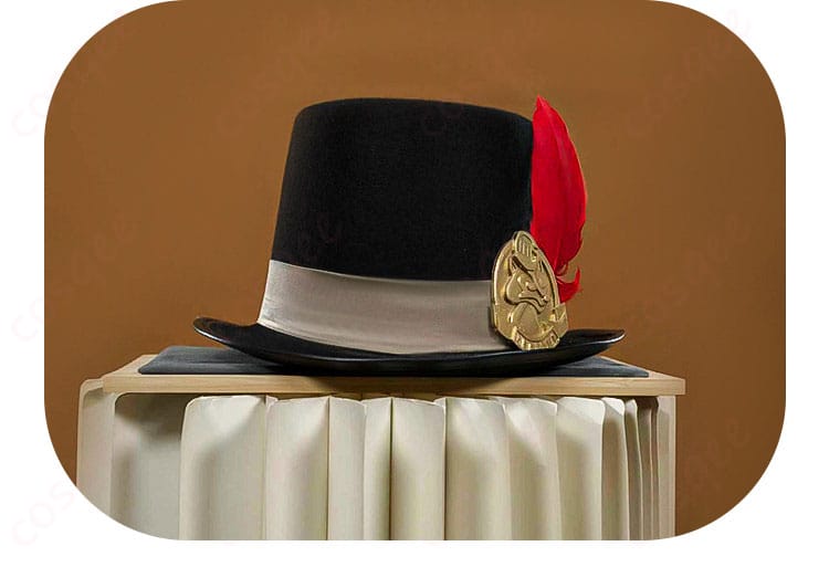 帽子の正面形状とツバのラインが分かるカット