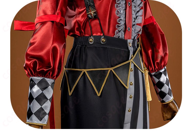 腰の側面パーツ装着状態とフィット感の確認カット