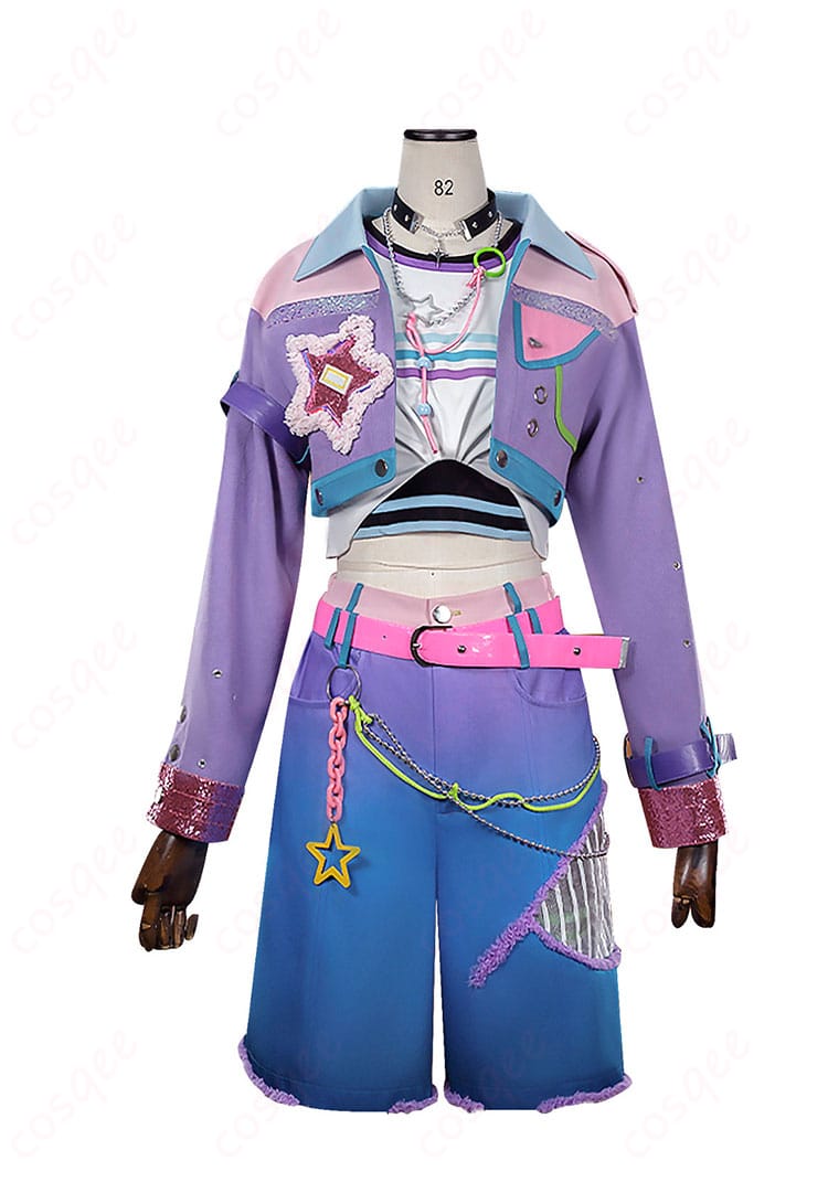 桜河こはく ステージ衣装のジャケットとトップスの正面全体像