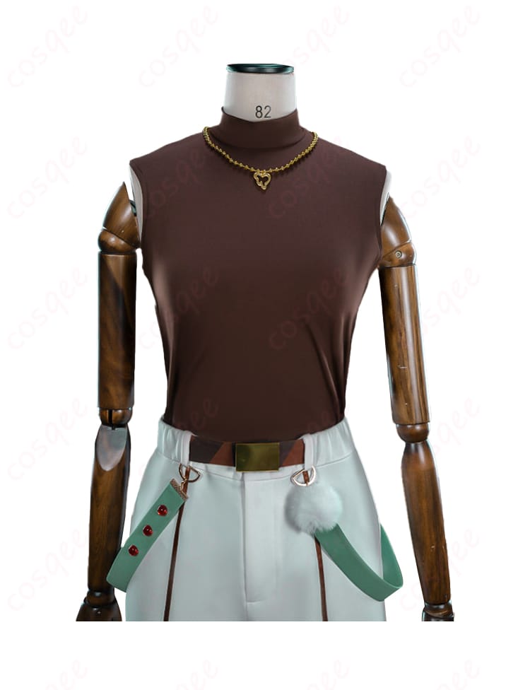 インナー／ベストの生地質と縫製ディテールのクローズアップ