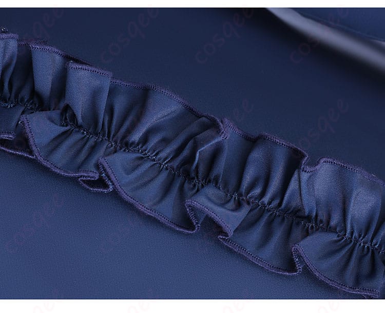 ボディに施されたストライプ装飾の配置とステッチの様子