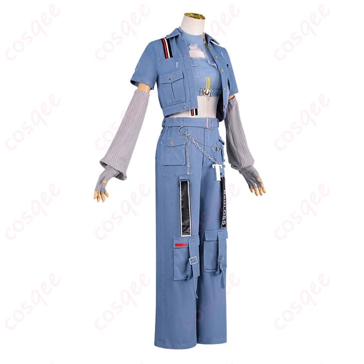 ホロライブ 轟はじめ Flashpoint衣装 コスプレ｜クールに映える高再現セットで撮影もイベントも快適 - 2枚目の画像