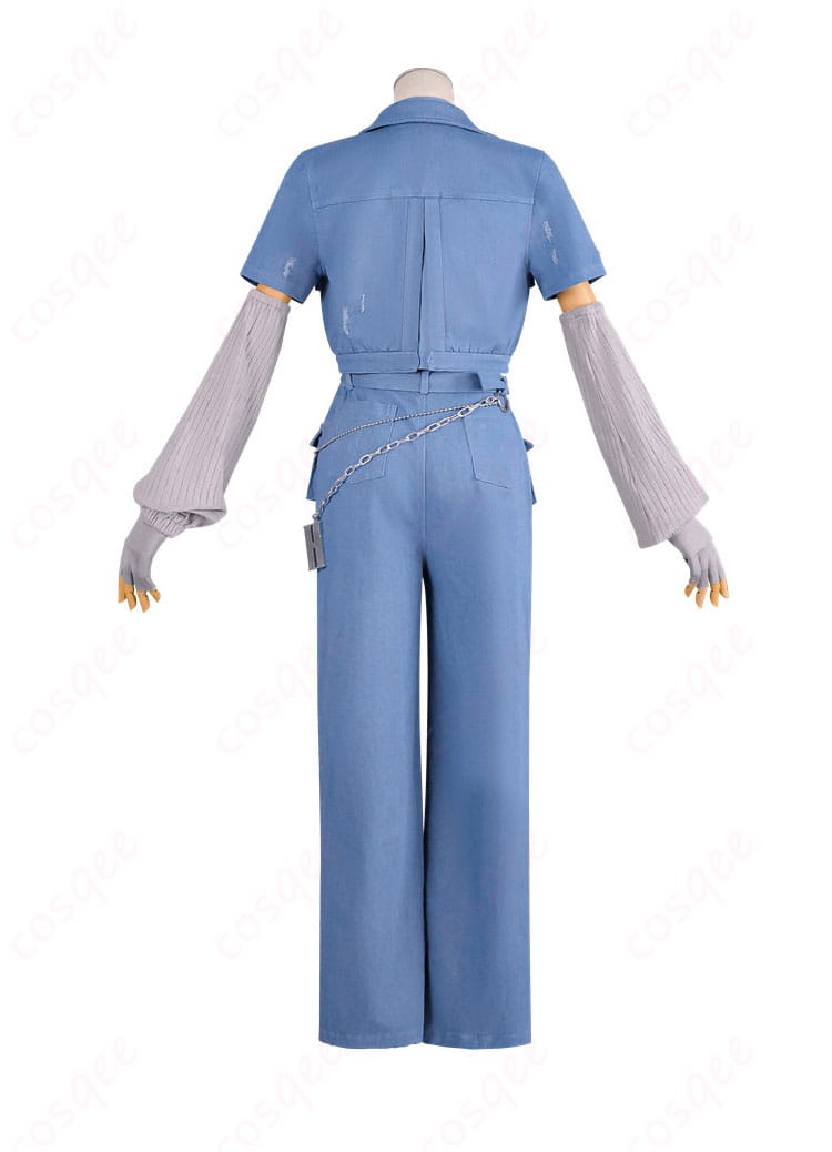 轟はじめ Flashpoint衣装 コスプレ 背面全体像(ジャケットとパンツのライン)