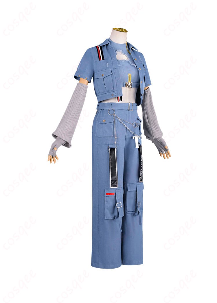 轟はじめ Flashpoint衣装 コスプレ セットの側面シルエット