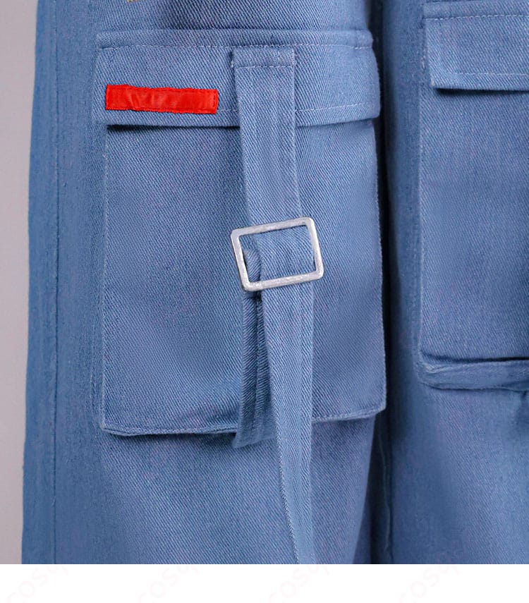 ポケットのストラップ留め(ループ)装飾のディテール