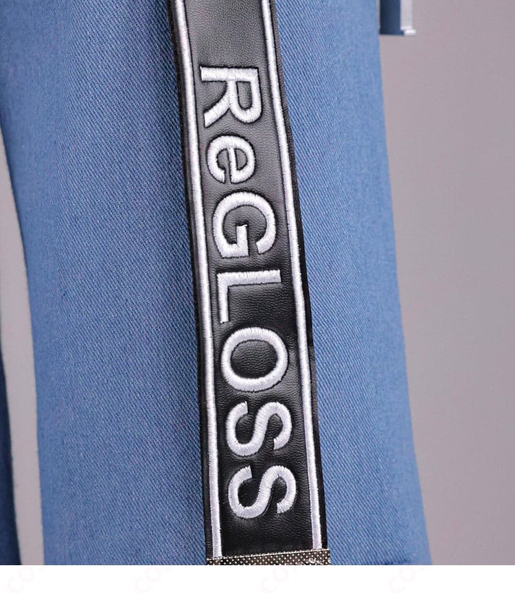 ウエストに下がるハンギング装飾の形状と固定