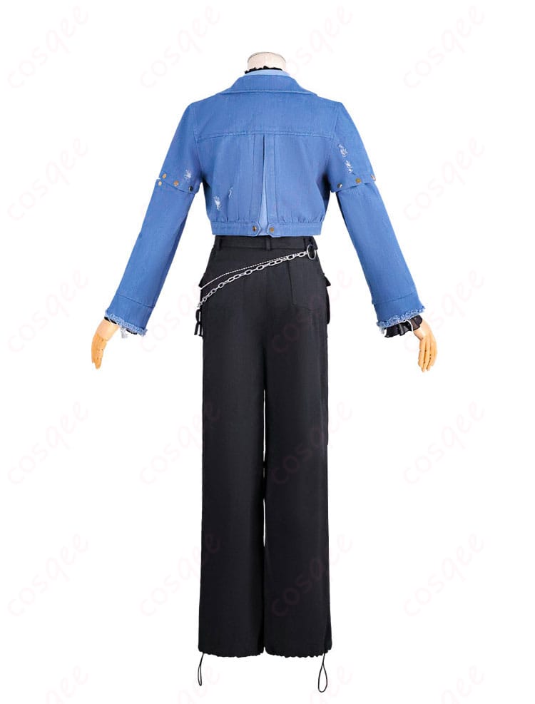 儒烏風亭らでん Flashpoint衣装の背面シルエットと裾ライン