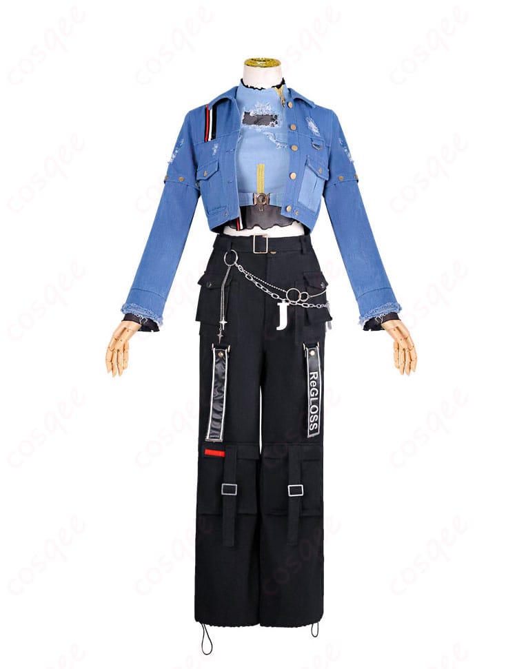 儒烏風亭らでん Flashpoint衣装のトップス・ボトム正面全体