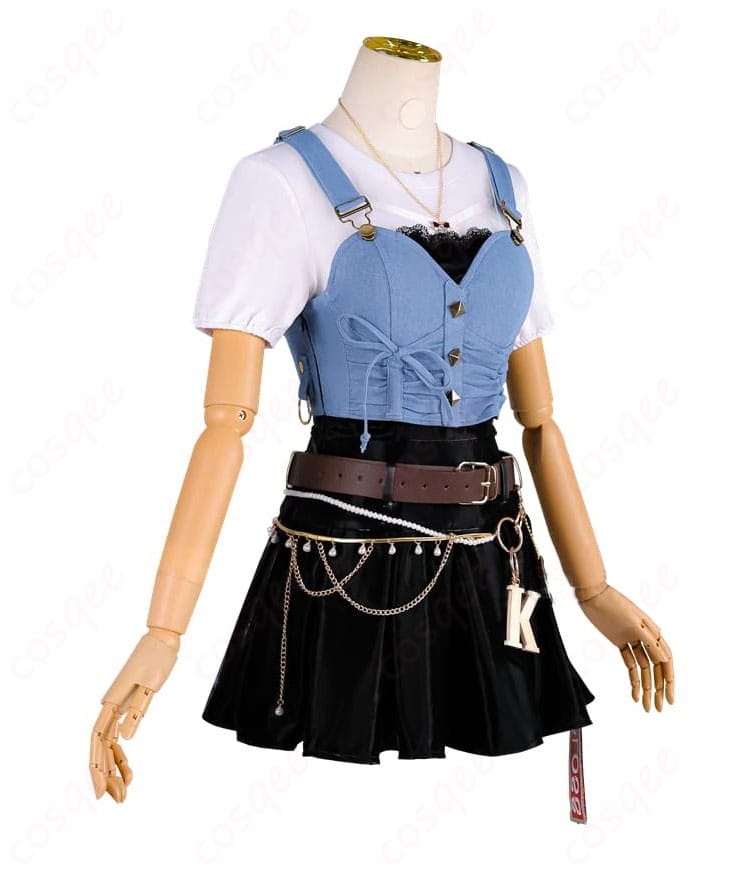 音乃瀬奏 Flashpoint衣装 スカートとコートのシルエットが分かる側面画像