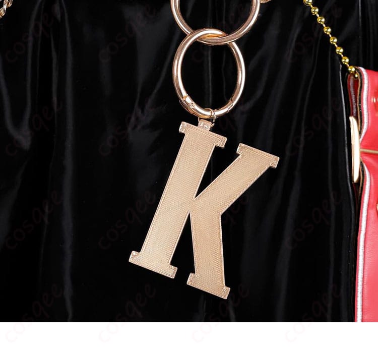 音乃瀬奏 Flashpoint衣装 K字アクセサリー（3Dプリント）の近接ディテール