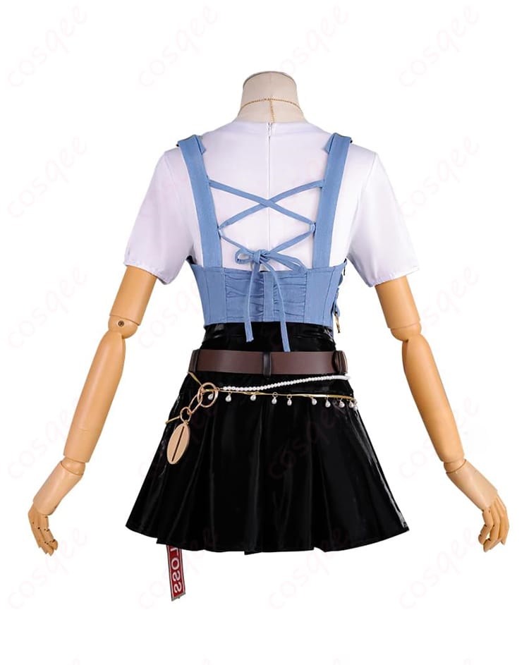 音乃瀬奏 Flashpoint衣装 コートとスカートの背面全体画像