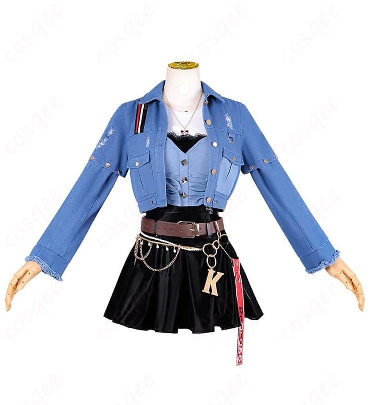 音乃瀬奏 Flashpoint衣装 コート・トップス・スカートの正面全身画像