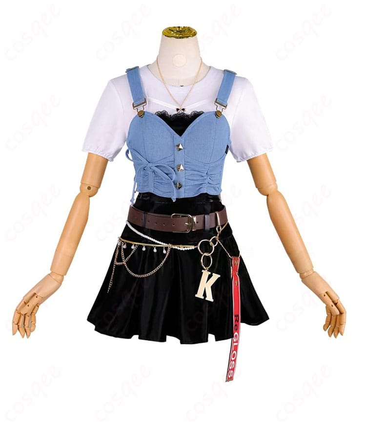 音乃瀬奏 Flashpoint衣装 プリーツスカート中心の正面全体画像