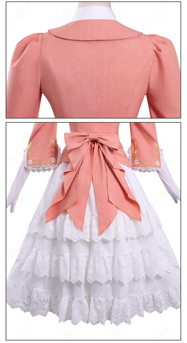 背面リボンと背中周辺装飾のディテールアップ