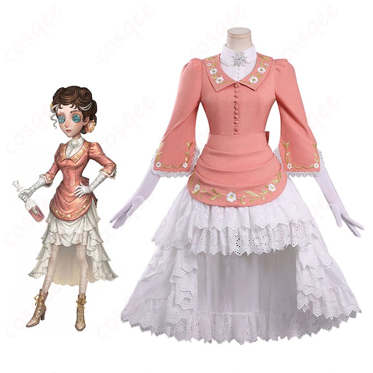 第五人格 バーメイド 戦慄の逆旅の全身イメージと衣装セットを示す参考画像