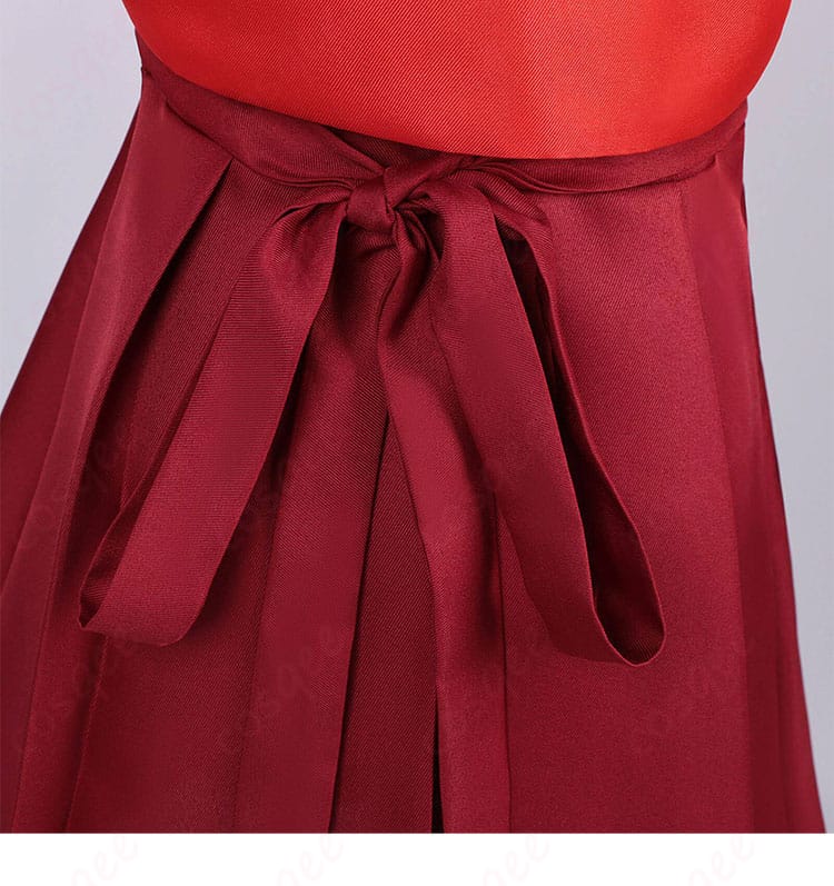 小林みくる私服コスプレ衣装の腰ひも・結び装飾ディテール