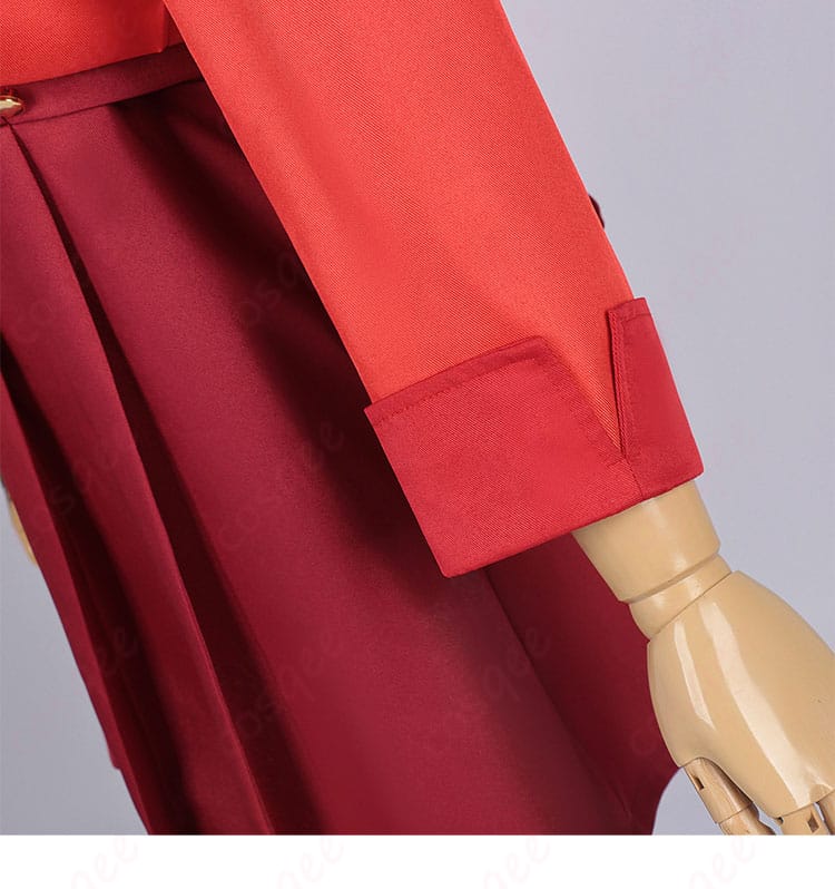 小林みくる私服コスプレ衣装の袖口装飾ディテール