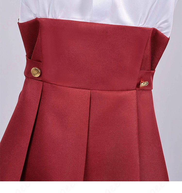 小林みくる私服コスプレ衣装のウエスト周り装飾ディテール