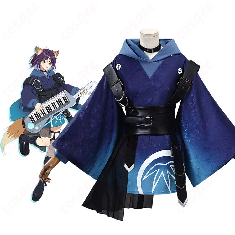 超かぐや姫！酒寄彩葉のビジュアル再現コスチューム一式と着用イメージ