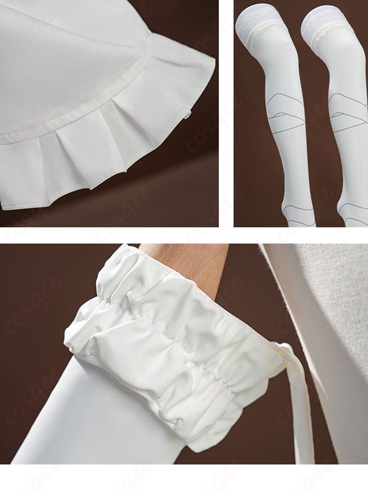 髪飾り・アームカバーなど装飾パーツの質感ディテール