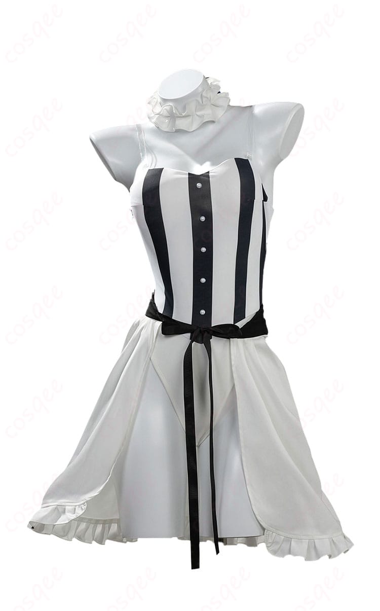 フランチェスカ衣装のレオタードとオーバースカートの正面全体像