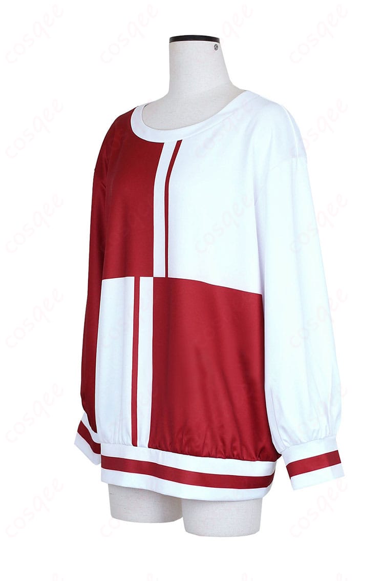 明導アキナ コスプレ衣装の側面シルエット（ラインと可動域の確認）