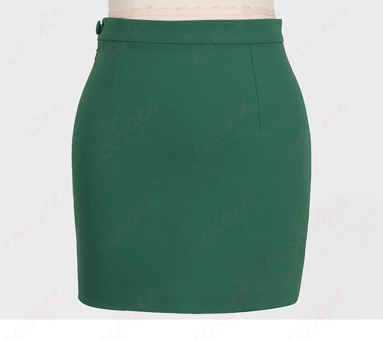 大倉メグミ 制服コスプレのスカートプリーツと質感の詳細